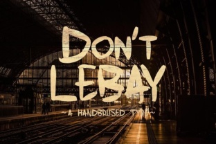 Don't Lebay: A Bold, Handwritten Font for Creative Expression