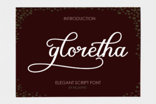 Gloretha: A Display Typeface With Genuine Character
