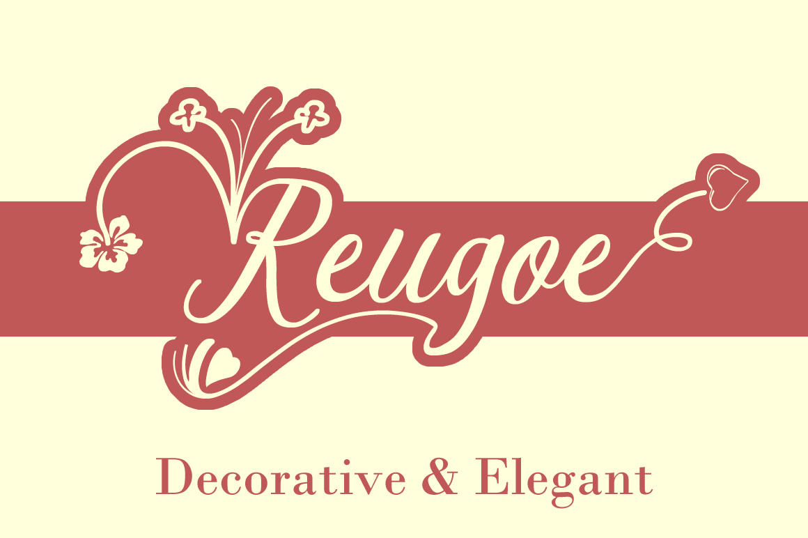 Reugoe Script: A Unique Typographic Choice